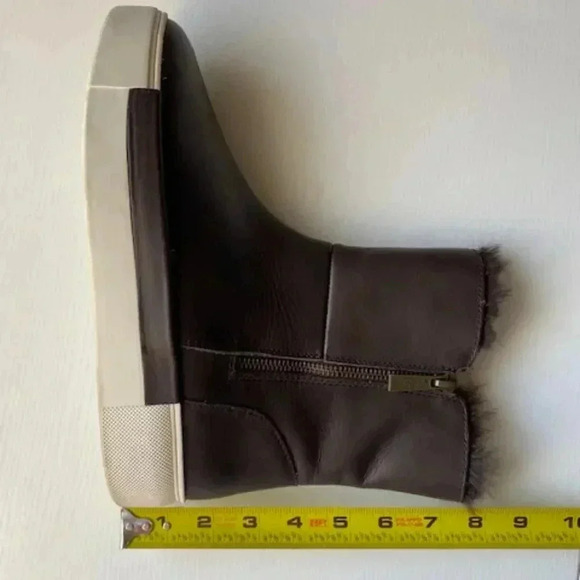 J/Slides Women's Victory Boot Dark Brown Leather Shoe Size 8M - Picture 13 of 13